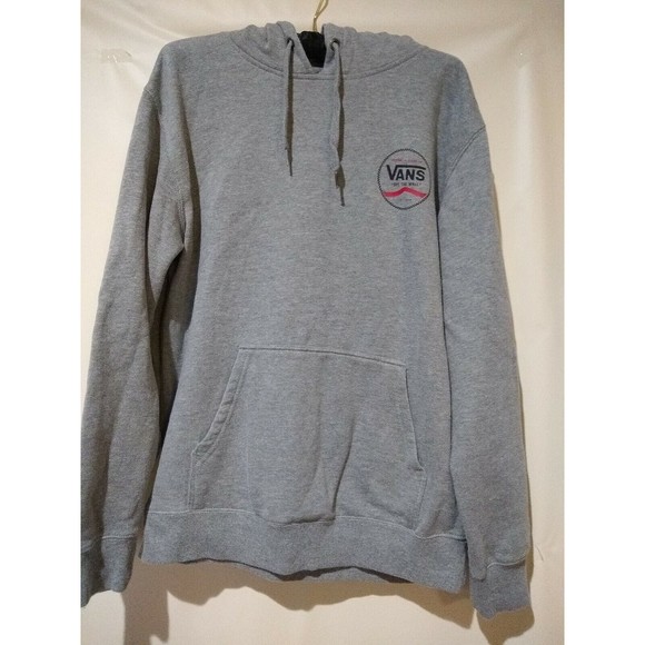 VANS Unisex Gray  Hooded Sweatshirt Size Medium (663) - Picture 7 of 12